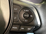 【レーダークルーズコントロール】高速道路での長距離走行が楽に!!自動で速度を保つクルーズコントロールが、衝突軽減システムと連携し、前方の車両を感知して車間を保つように速度調節してくれます!!