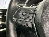 ステアリングにオーディオ操作スイッチが付いています。オーディオ画面に直接タッチしなくても操作が出来ますので、運転に集中できます。
