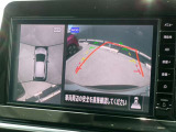 ナビ画面アラウンドビューモニター付、安心安全、全方向、上から見えます。運転が苦手な方安心です。
