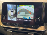 【アラウンドビューモニター】専用のカメラにより、上から見下ろしたような視点で360度クルマの周囲を確認することができます☆死角部分も確認しやすく、狭い場所での切り返しや駐車もスムーズに行えます。
