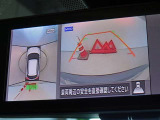 バックガイドモニターを装備しています、車庫入れもラクラクです。パノラミックビューモニターを搭載しています、上からの画像も表示されます。
