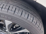 タイヤの残り溝は5ミリ程度です!