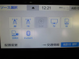 AM、FMラジオ、CDDVD再生、SDカード再生、Bluetooth装備しています♪