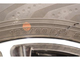 185/60R15   車両装着タイヤサイズです。 タイヤのご相談も石川トヨペットカローラにお任せください