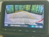 【バックカメラ】駐車時に後方がリアルタイム映像で確認できます。大型商業施設や立体駐車場での駐車時や、夜間のバック時に大活躍!運転スキルに関わらず、今や必須となった装備のひとつです!