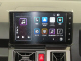 9インチスマホ連携ディスプレイオーディオです。バックカメラも付いて車庫入れ・駐車も安心です。Bluetooth対応機器を登録して音楽を楽しんだりハンズフリー通話が出来て便利です。