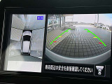 アラウンドビューモニターでクルマの前後左右を状況を運転席から確認可能