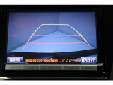 バックカメラで後方確認もバッチリ!