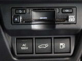 非常時やキャンプなどに役立つAC100Vコンセント付きです。ETCも装備してます。