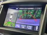 【アラウンドビューモニター】専用のカメラにより、上から見下ろしたような視点で360度クルマの周囲を確認することができます☆死角部分も確認しやすく、狭い場所での切り返しや駐車もスムーズに行えます。