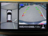 車の真上から見下ろしたような360度視界の良い『アラウンドビューモニター』です♪♪ 苦手な狭い駐車場、暗い所でも確認ができてとっても安心です♪♪