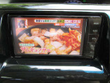 フルセグ機能付きです。同乗者を退屈させない快適ドライブの必需品です