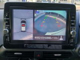 後退時360度の全方向確認が出来、安全確認が容易にできます。