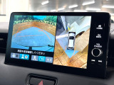 【マルチビューカメラシステム】専用のカメラにより、上から見下ろしたような視点で360度クルマの周囲を確認することができます☆死角部分も確認しやすく、狭い場所での切り返しや駐車もスムーズに行えます。