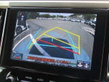 バックモニター付きでガイドラインがモニターに表示され、車庫入れや縦列駐車などの際に役立ちます!