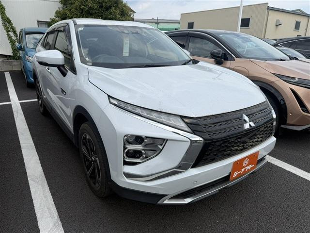 エクリプスクロス PHEV 2.4 G 4WD 禁煙車 バックカメラ ハーフレザー