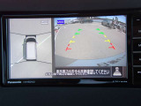 上からの視点で狭い駐車場への駐車などに役立つアラウンドビューモニターです♪