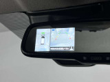 バックミラーにアラウンドビューモニターの表示も可能です!