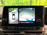 【アラウンドビューモニター】専用のカメラにより、上から見下ろしたような視点で360度クルマの周囲を確認することができます☆死角部分も確認しやすく、狭い場所での切り返しや駐車もスムーズに行えます。