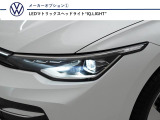 【IQ.LIGHT】対向車や前走行車を認識し、マトリックスモジュールに搭載されたLEDを個別に制御照射する先進のライティングテクノロジーを搭載。