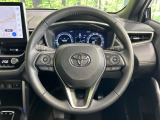 インテリアに合わせたデザインのステアリングは、運転される方のことも考え、運転しやすい形状、大きさです。是非一度、実際に触ってお確かめください。