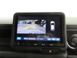 バックカメラの画像です。ガイドラインがスムースな車庫入れをサポートいたします!車庫入れの安心感がアップしますね☆