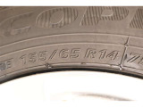 155/65R14    車両装着タイヤサイズです。 タイヤのご相談も石川トヨペットカローラにお任せください