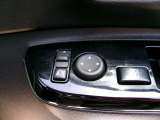 ドアミラーの鏡面の調節、格納は運転席からすべて操作できます!