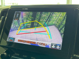 【バックカメラ】駐車時に後方がリアルタイム映像で確認できます。大型商業施設や立体駐車場での駐車時や、夜間のバック時に大活躍!運転スキルに関わらず、今や必須となった装備のひとつです!