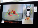 バックガイドモニターを装備しています、車庫入れもラクラクです。パノラミックビューモニターを搭載しています、上からの画像も表示されます。