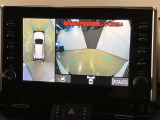 複数のカメラの映像をもとに、クルマを真上から見ているような映像をドライバーに提供し駐車をサポートする機能です。