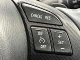 【クルーズコントロール】高速道路もラクラク走行。アクセルを離しても一定速度で走行ができ、長距離運転時の負担を軽減!加速・減速も簡単なスイッチ操作で調整できます。