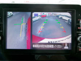 バックビューモニター。車の後ろまでも、しっかり確認。小さな物まで見えるから安心です。