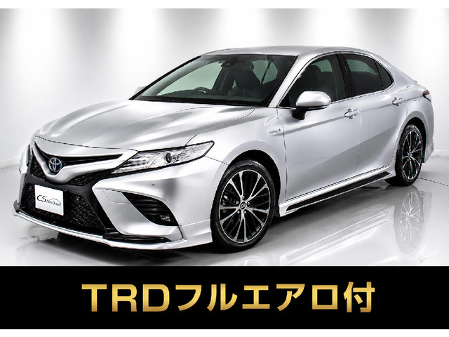カムリ 2.5 WS レザーパッケージ TRDフルエアロ BSM 黒革 セーフティセンス