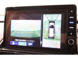 純正のマルチビューカメラが装備されています!上から見下ろしたような視界のカメラが駐車をサポートします!