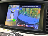 【アラウンドビューモニター】専用のカメラにより、上から見下ろしたような視点で360度クルマの周囲を確認することができます☆死角部分も確認しやすく、狭い場所での切り返しや駐車もスムーズに行えます。