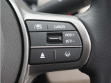 ◆アダプティブクルーズコントロール◆予め設定した車速内でクルマが自動的に加減速。前走車との適切な車間距離を維持しながら追従走行します。【LKAS】車線維持支援システムでステアリング操作を支援。
