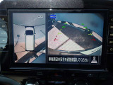 まるでお車を真上から見下ろしたかのような映像をナビに映し出してくれますので狭い駐車場でも周囲を確認する事が出来ますので非常に安心です♪