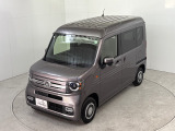 令和6年式 N-VAN+スタイル ファン・ターボが入庫しました。当社デモカー使用車です。ディスプレイオーディオ+リアカメラ Bluetooth対応 オートライト