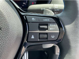 Hondaセンシングの機能のひとつ、アダプティブクルーズコントロール付!アクセルから足を離しても設定したスピードと前車との車間を保ち走行してくれます!車線維持もアシスト☆高速道路で疲労軽減ですね☆