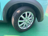 タイヤサイズは155/65R14社外アルミホイール付き!(夏タイヤ装着)冬タイヤ、ホイール注文も承っております☆