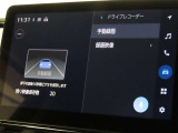 ドライブレコーダーの映像を画面で確認できます。