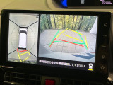 【パノラマモニター】専用のカメラにより、上から見下ろしたような視点で360度クルマの周囲を確認することができます☆死角部分も確認しやすく、狭い場所での切り返しや駐車もスムーズに行えます。