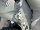 エンジンスタートはキー仕様です!