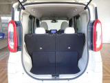 大きな荷物もスムーズに積載できる広い開口部
