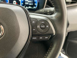 前方の車との車間を設定し、スピードを上げたり緩めたりを自動で行ってくれる追尾式の「レーダークルーズ」。上級装備の一つです!高級車にしかつかない嬉しい機能です。