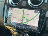 ALPINE社外ナビがついてます。
