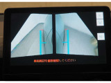 左右ドアミラーカメラで、モニター画面確認できます。
