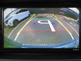 駐車時便利なバックモニター付き