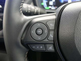 ステアリングスイッチ付き。前方から目を離すことなく操作することが可能です